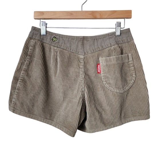 JETPILOT x VINTAGE 90's corduroy shorts in sand USA Made short shorts size M - Picture 2 of 8